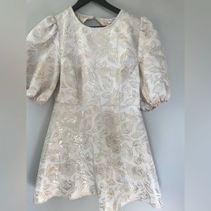 Bridal Shower Dress | ASOS | Floral | Gold